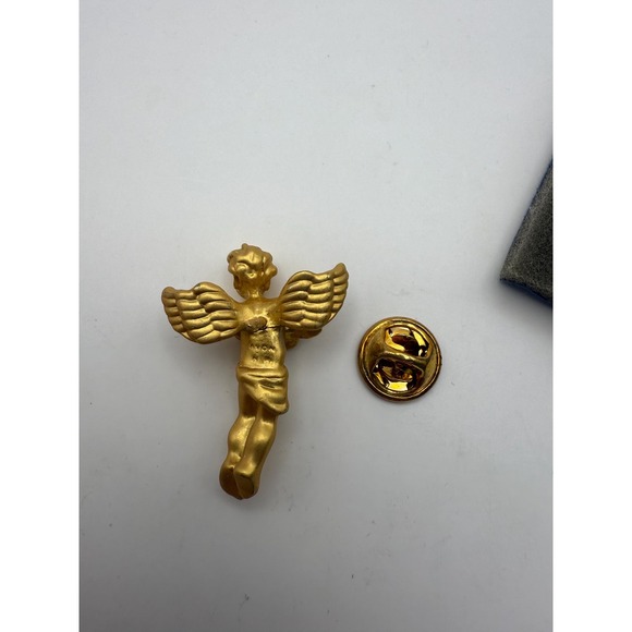 Vintage Avon Shamrock Angel Pin 2005 – Irish Themed Collectible Brooch - Picture 3 of 10